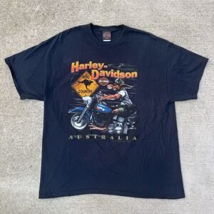Harley Davidson‎ T-Shirt Y2K Streetwear Biker Motorcycle